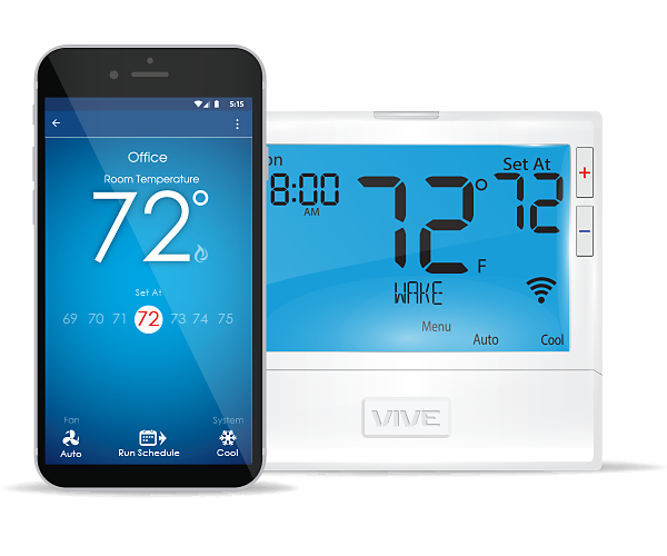 vive thermostats available at baker distributing