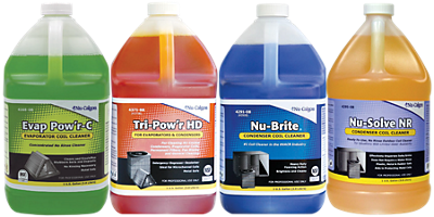 Nu-Calgon Coil Cleaner grouping