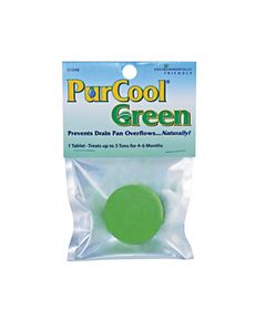 ClenAir by Nu-Calgon - 61048 - PurCool® Green Tablets, Condensate Pan Treatment, 3 Ton, Tablet