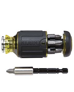 Klein Tools® - 32308 - 8-in-1 Multi-Bit Adjustable Length Stubby Screwdriver